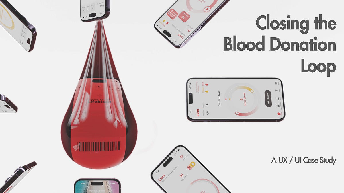 Closing the Blood Donation Loop. A UX / UI Case Study for Red Cross ...