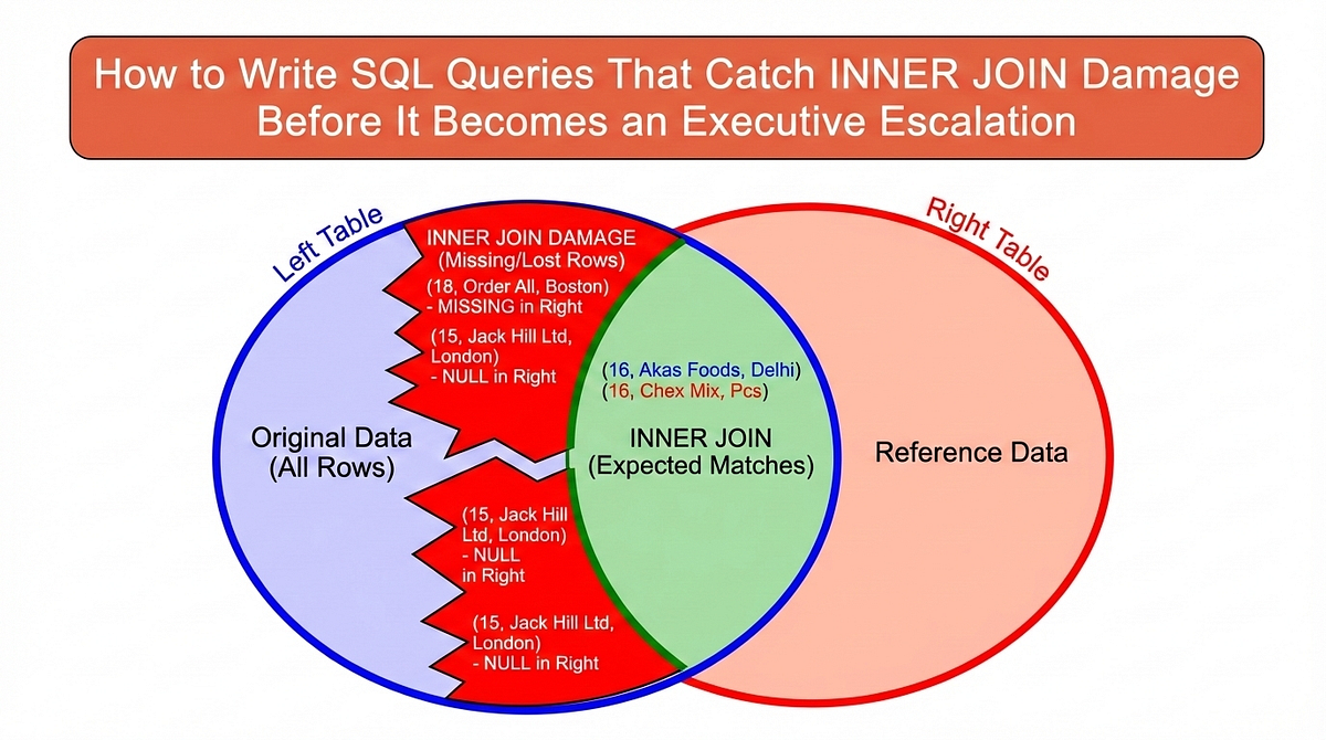 How to Write SQL Queries That Catch INNER JOIN Damage Before It Becomes ...