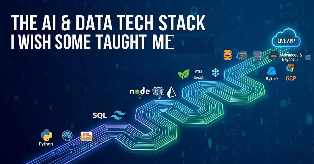 The Tech Stack I Wish Someone Taught Me in Order | by Tina Sharma ...