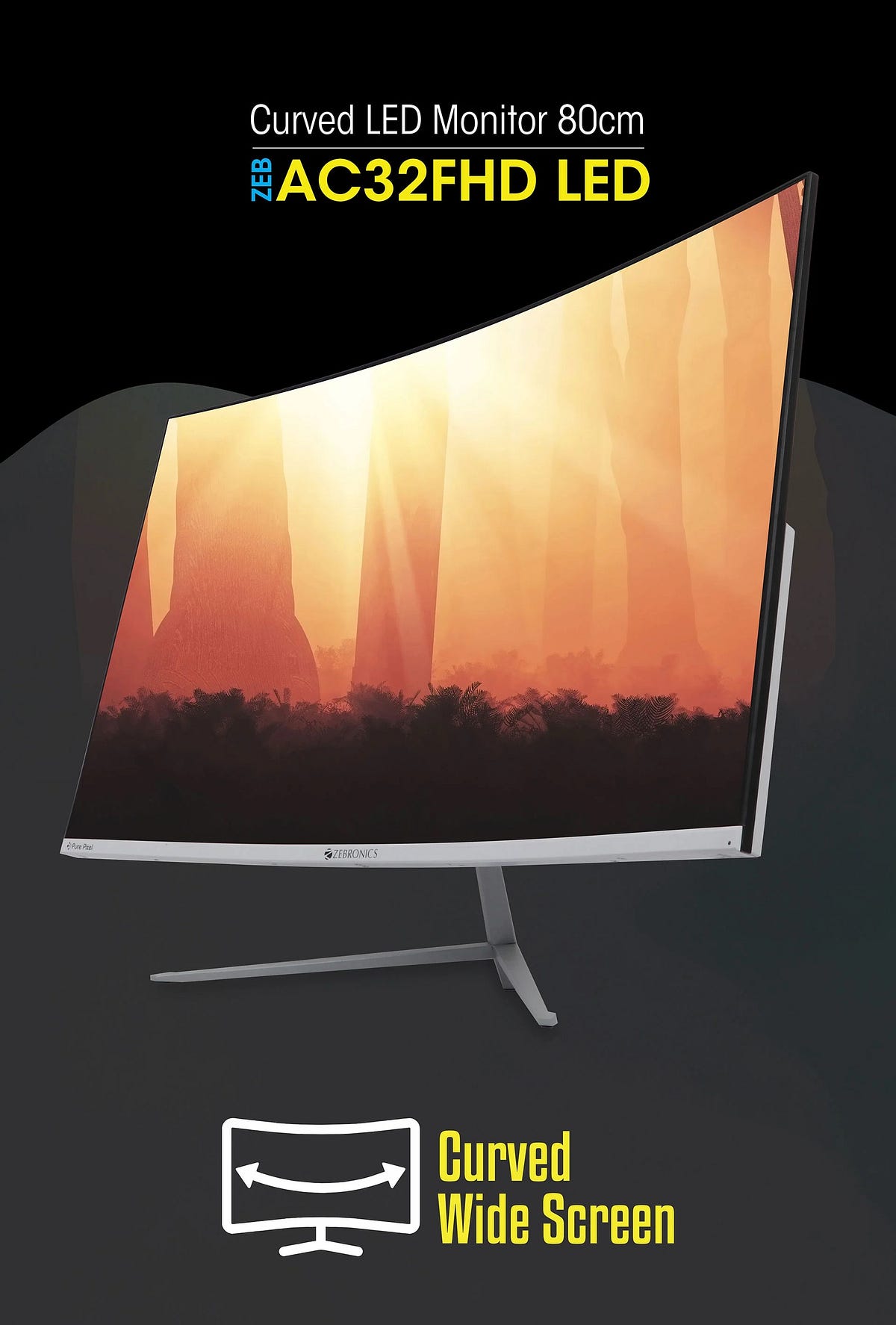 zebronics curved monitor 32 inch 165hz