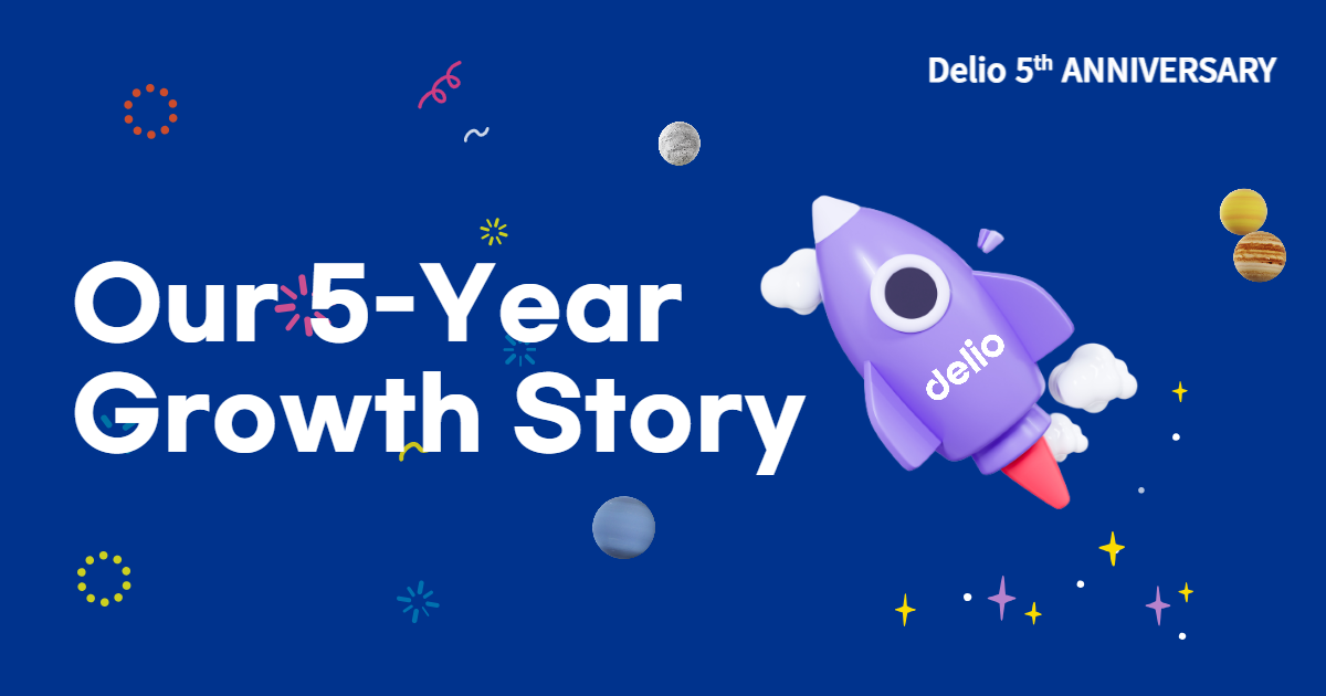 [5th Anniversary] Delio’s 5-Year Growth Story