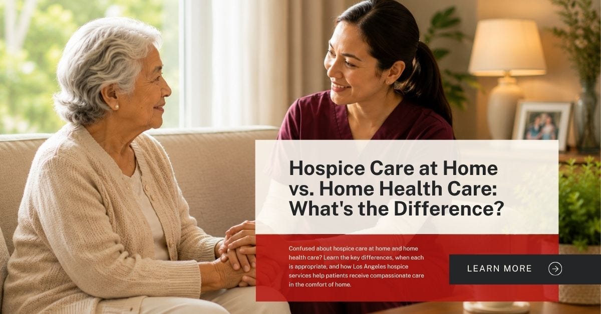 Hospice Care at Home vs. Home Health Care: What’s the Difference?