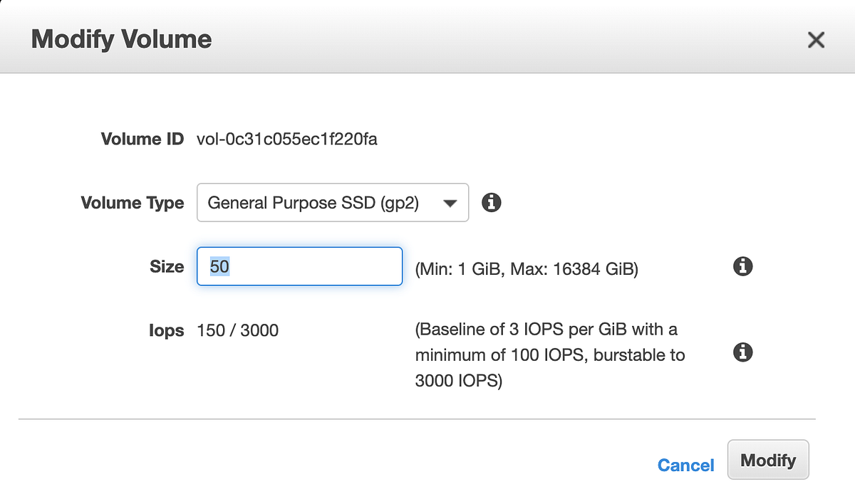 How to Resize AWS EBS Volume (NVMe) and Extend Linux Partitions by
