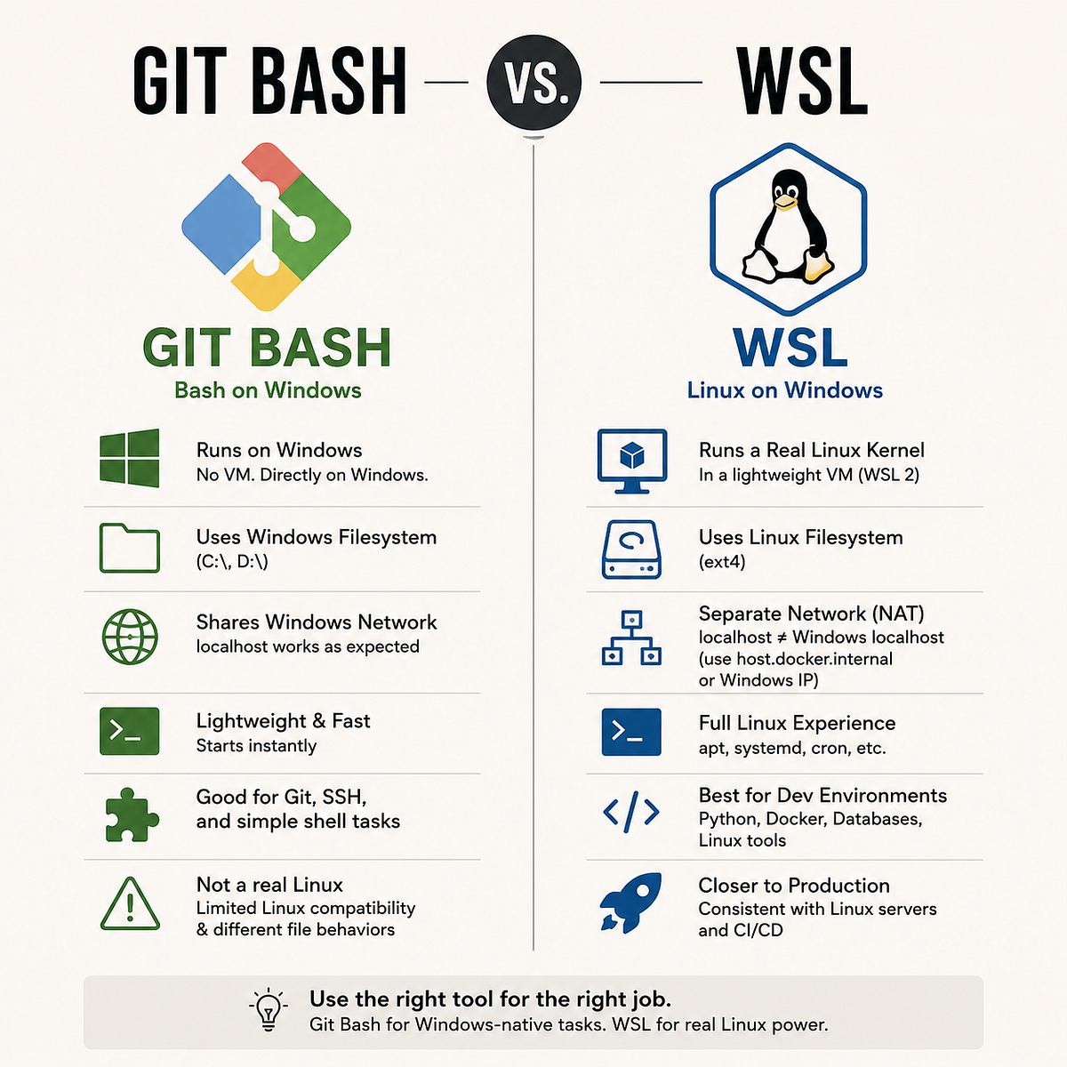Git Bash vs WSL on Windows: The Backend Engineer’s Guide to Surviving ...