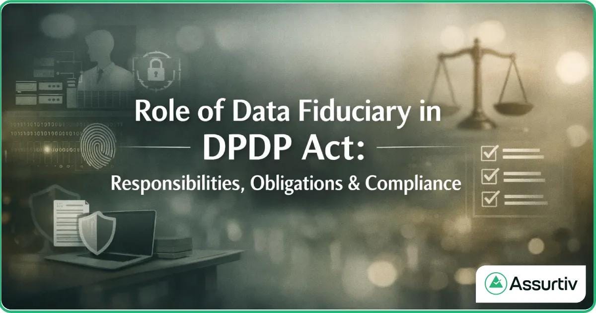 Role of Data Fiduciary in India’s DPDP Act