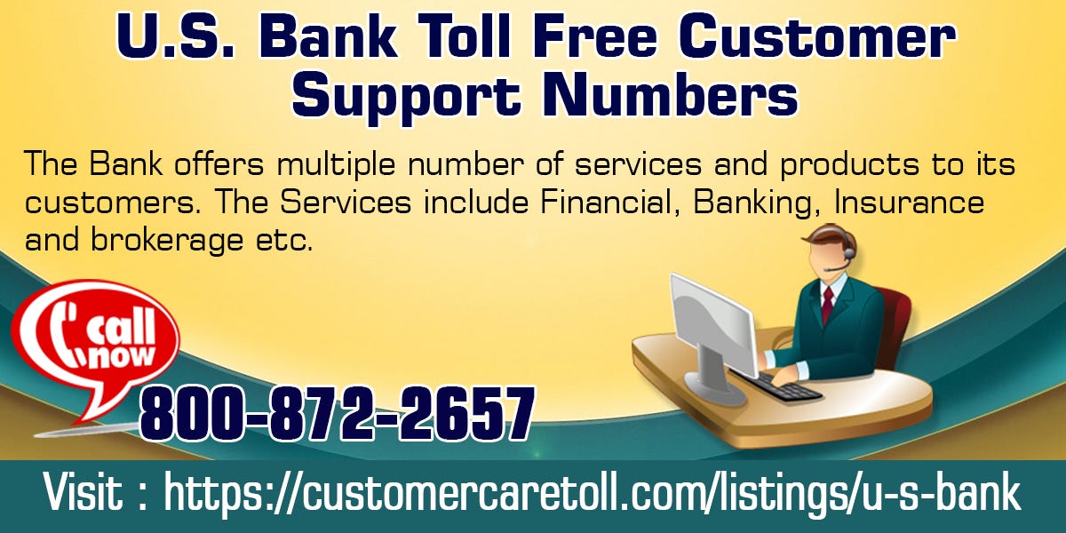 U S Bank Toll Free Customer Support Numbers by Nicola J Pedro Medium U S Bank Toll Free Customer Support Numbers by Nicola J Pedro Medium