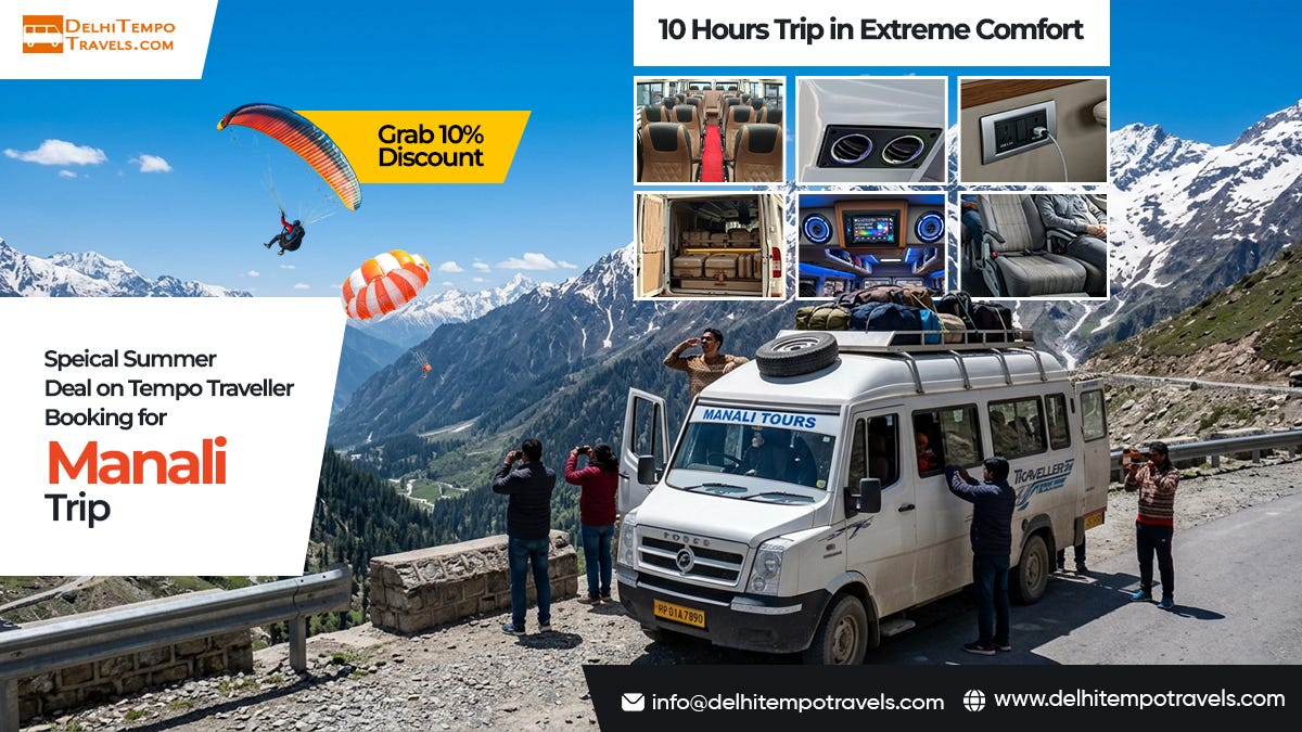 Delhi to Manali Tempo Traveller Package: What a 4-Day Trip Actually Looks Like