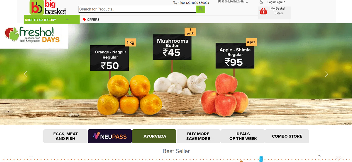 BigBasket. Hi, my name is Nagendra. by Nagendrapasala Medium