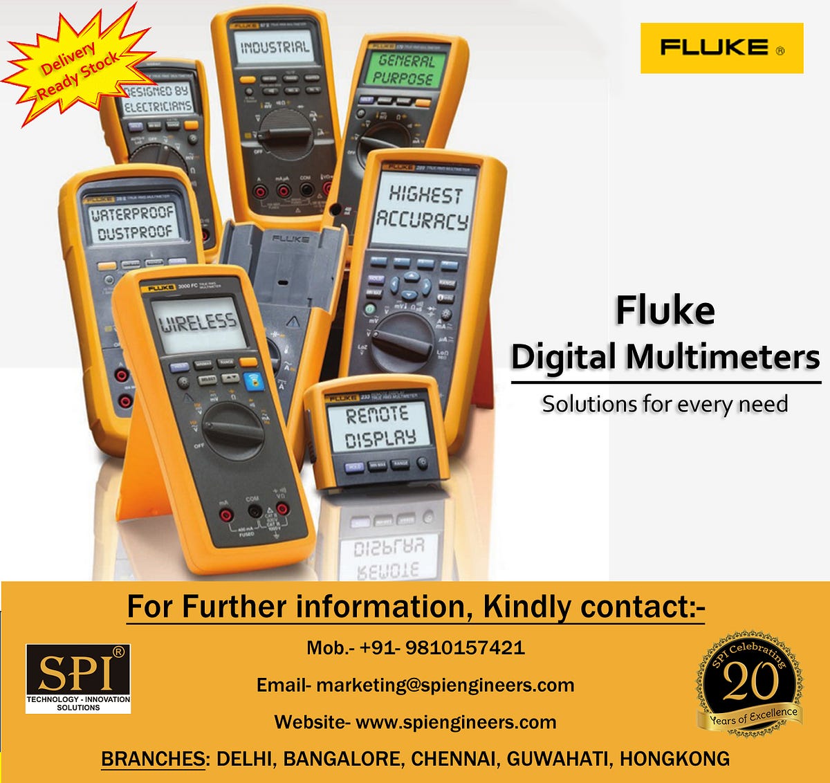 Fluke Multimeter Price in India SPI Engineers Medium