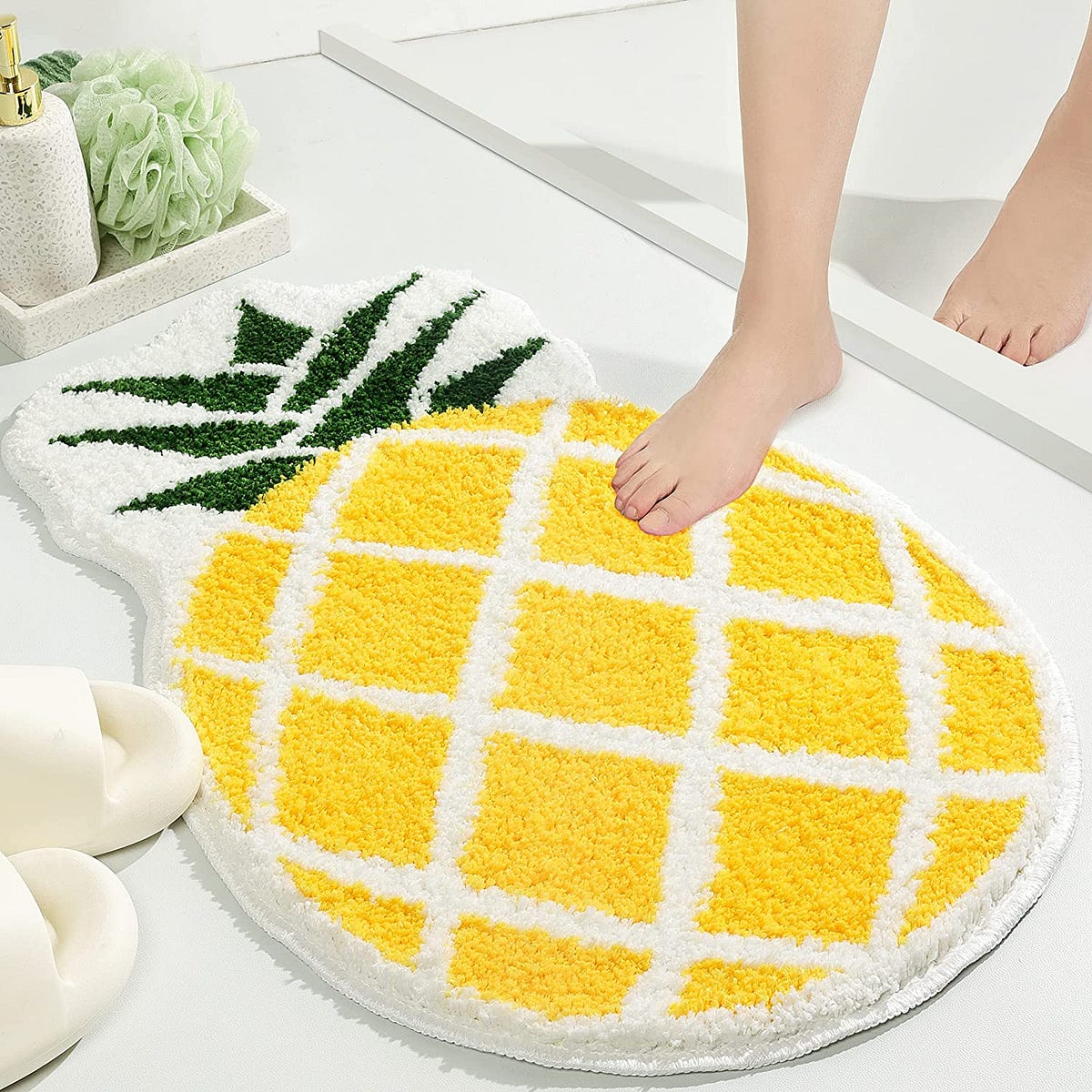 FROZZUR Pineapple Bath Mat. If you’re looking to add a touch of… | by ...