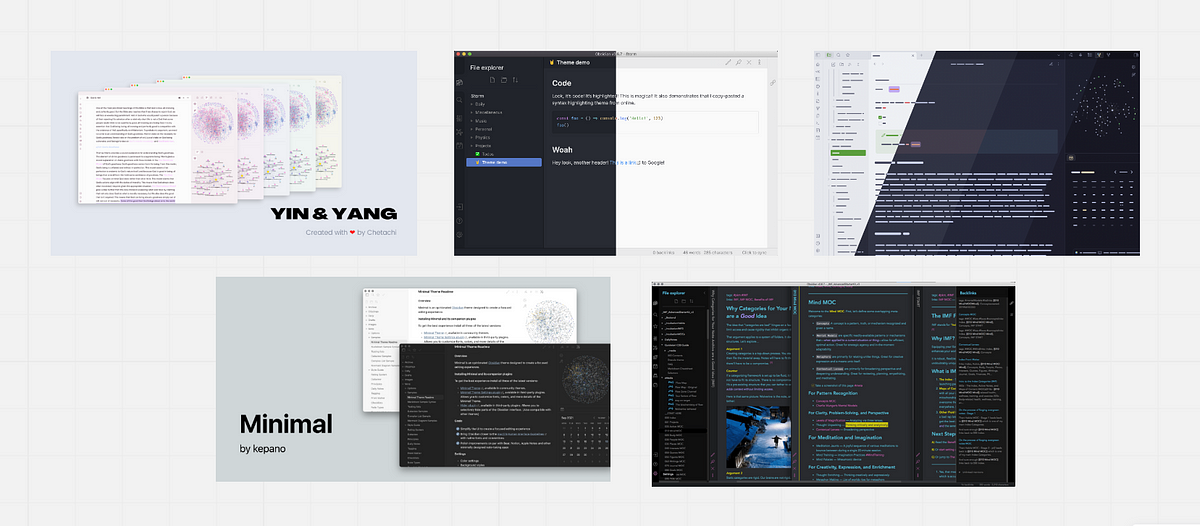 The 5 Best Obsidian Themes You Must Try at Least Once | Medium
