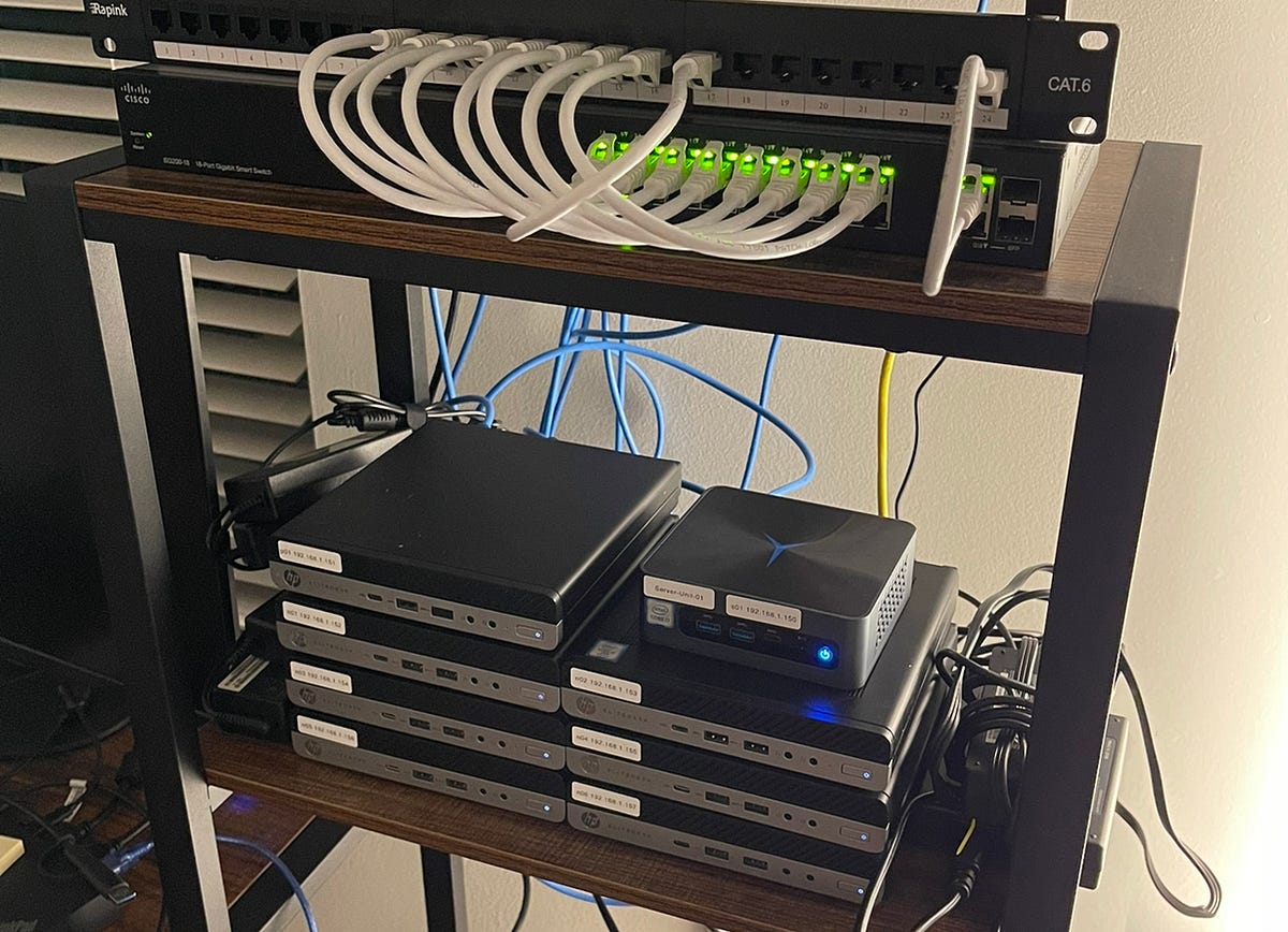 Low on space, so built a 10 rack! : r/Ubiquiti