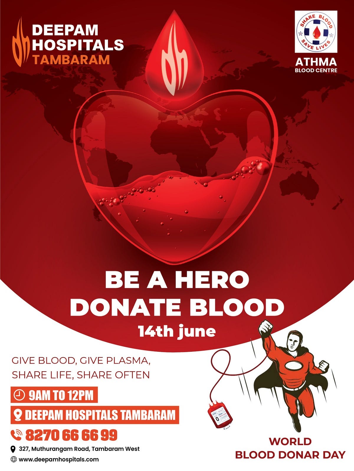 Deepam Hospital Tambaram Organizes LifeSaving Blood Donation Camp in