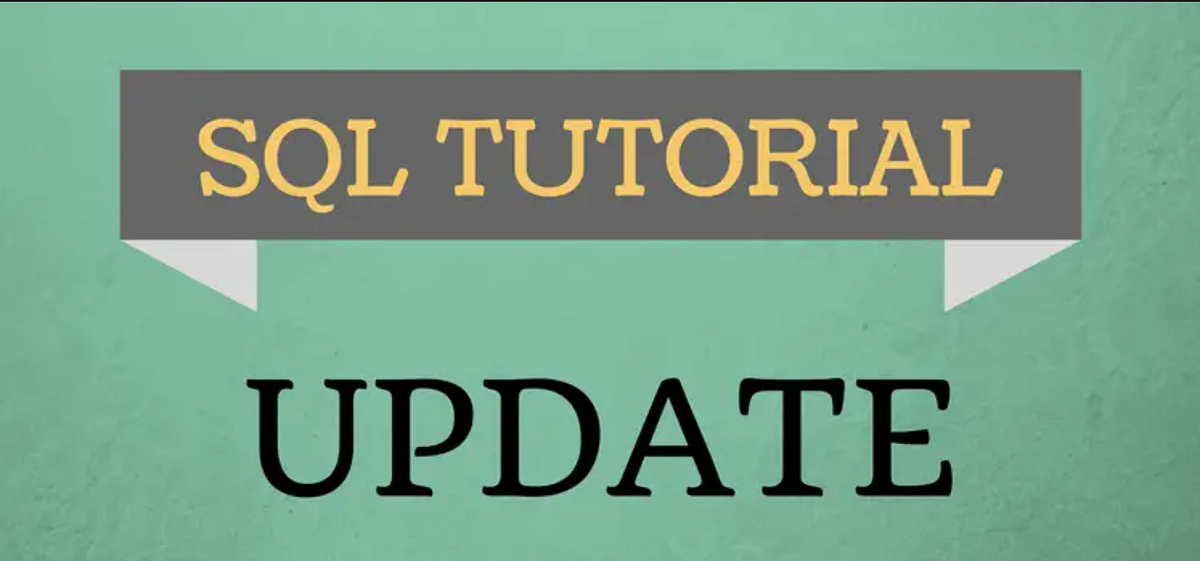SQL UPDATE STATEMENT. UPDATING RECORDS | by Akheelmohammad | Medium