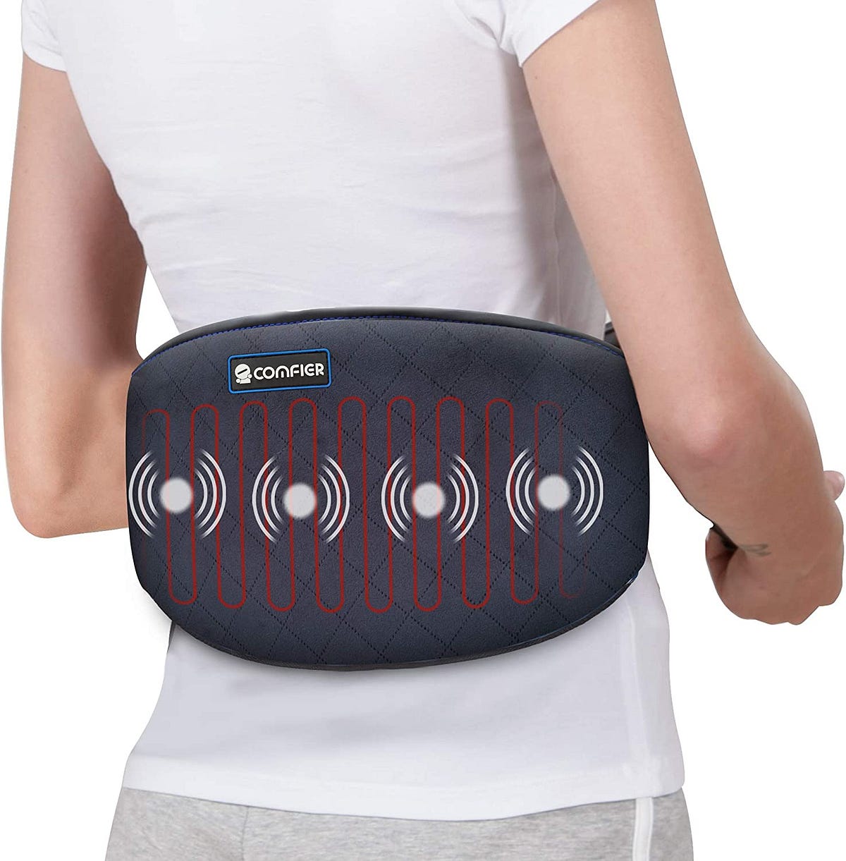 back cramps comfier pad for back support heat belly wrap belt, lower abdominal pain lumbar