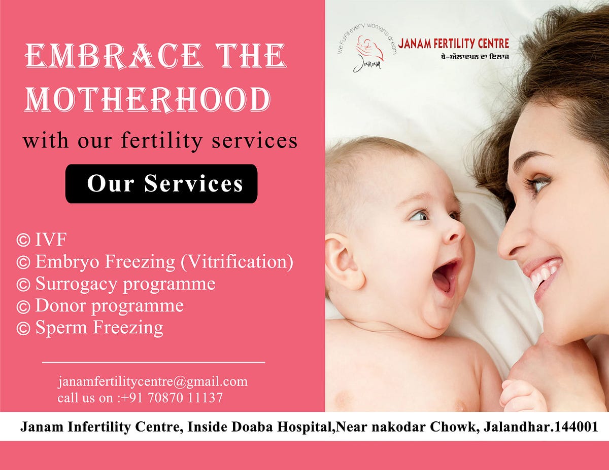 Get the Best IVF Treatment From best ivf centre in Jalandhar — Janam ...