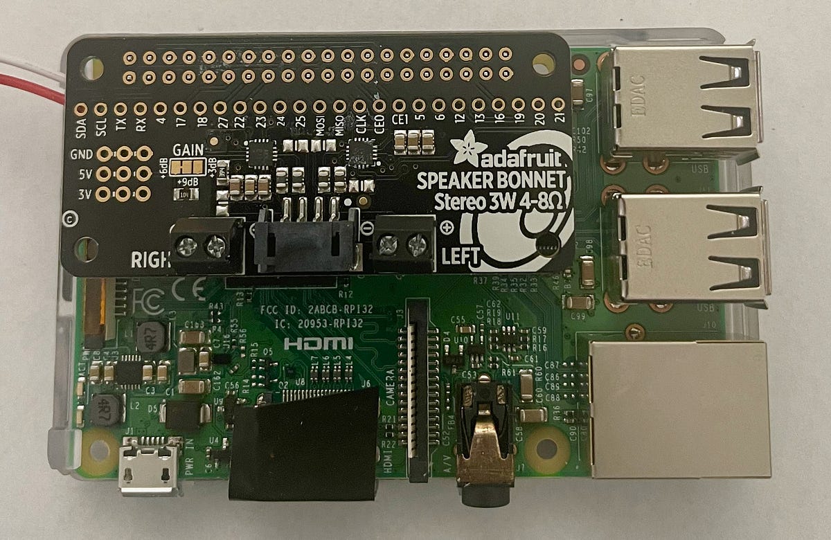 Add Sounds to Your Raspberry Pi Device | by Steve Harding | Medium