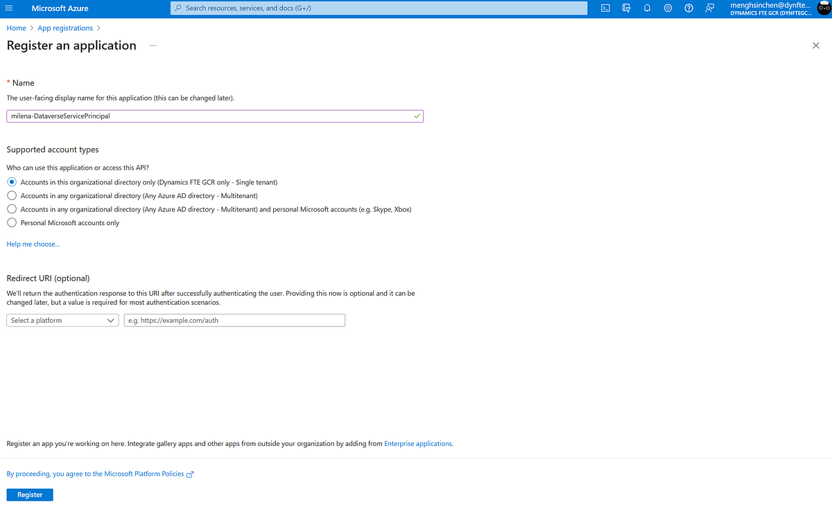[Power Automate] 用 Service Principal 建立 Dataverse connection by