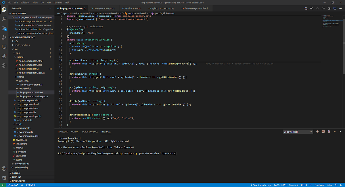 Common HttpService in Angular. Being an angular developer, calling ...