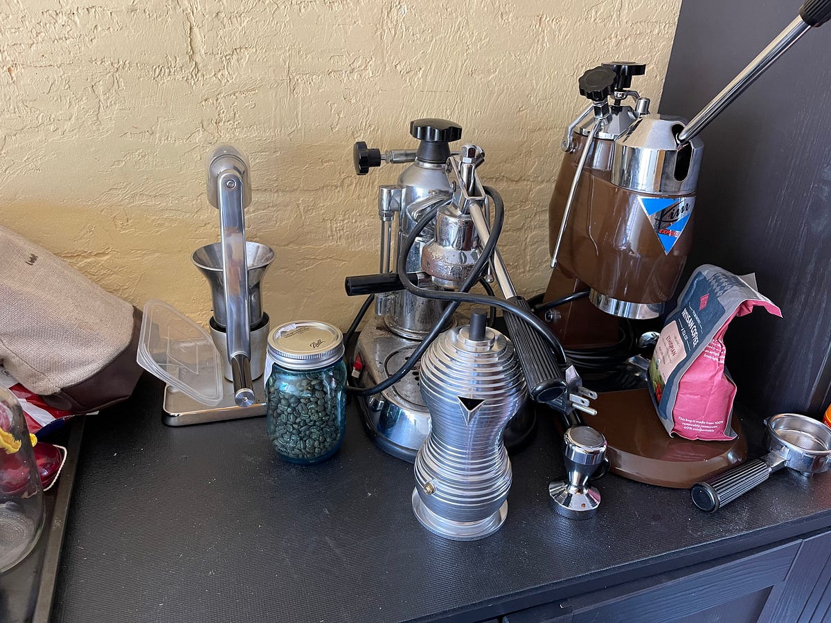 What not to do with a Lever Espresso Machine, by Robert McKeon Aloe