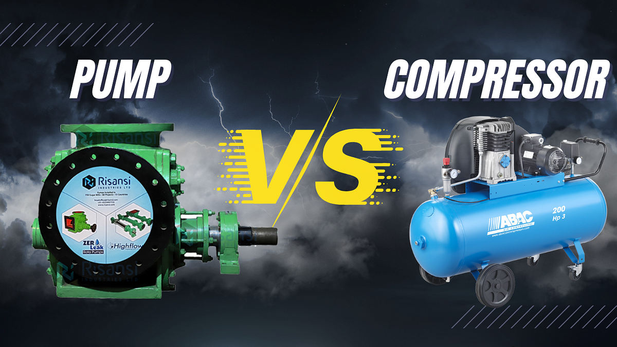 What are the Differences Between a Pump and a Compressor? Medium