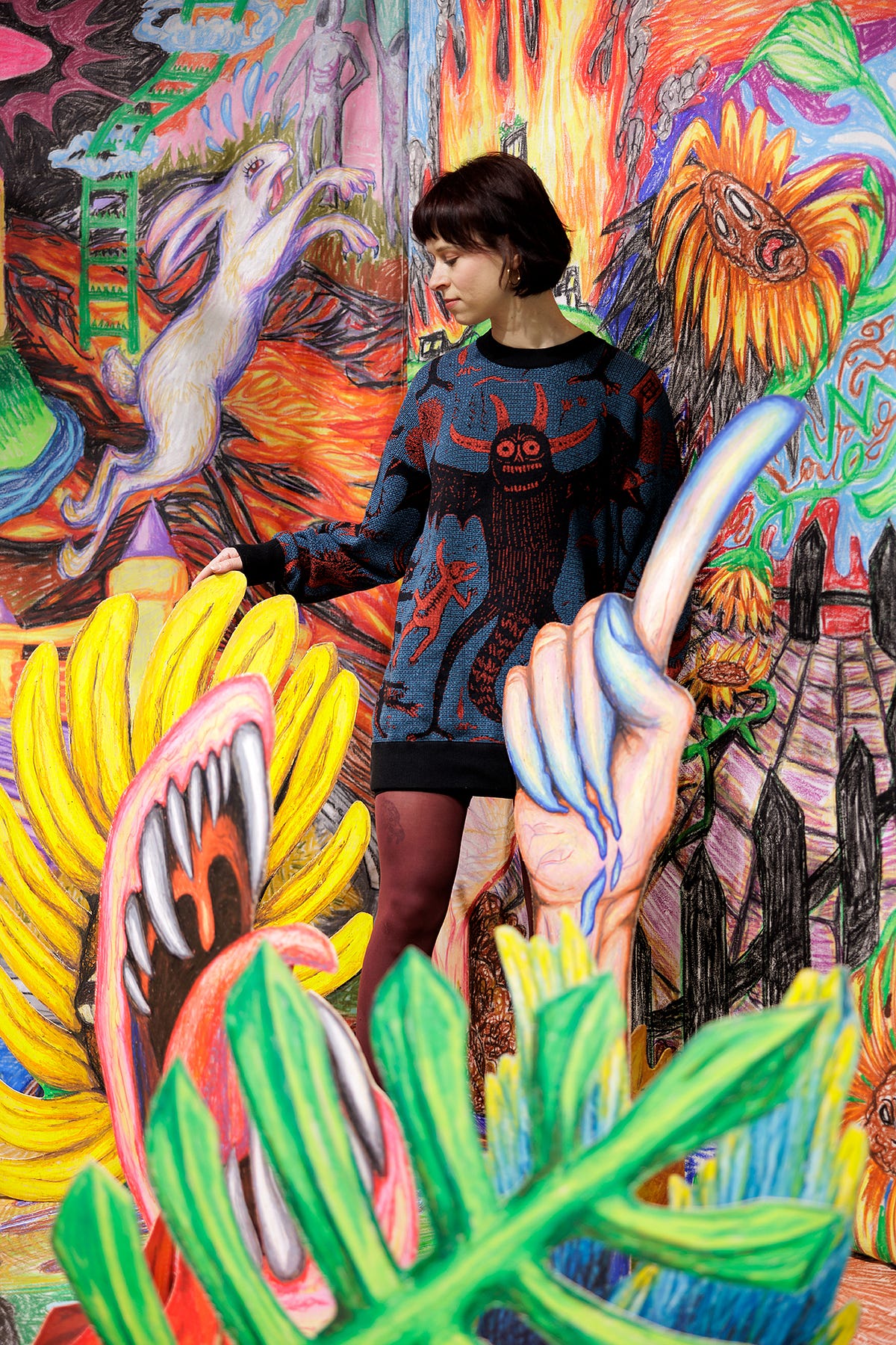 Art on a Knit Sweater: The Story of Medieval Meadow | Medium