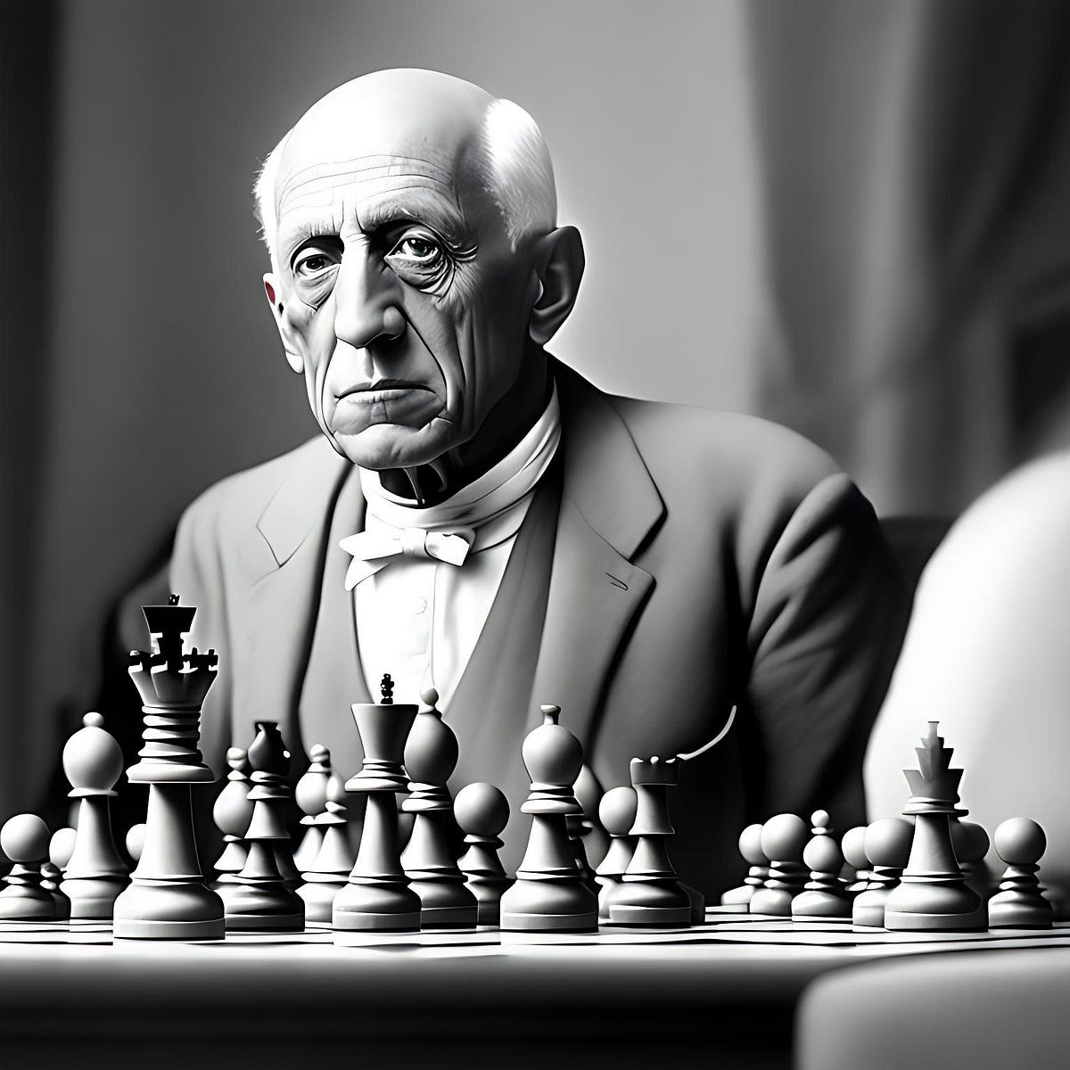 The History of Chess. Chess by Pablo Picasso by NFT Aug