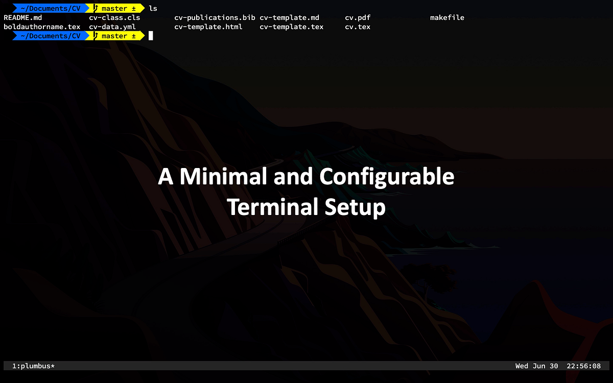 A Minimal and Configurable Terminal Setup | by Luke Gloege, Ph.D ...