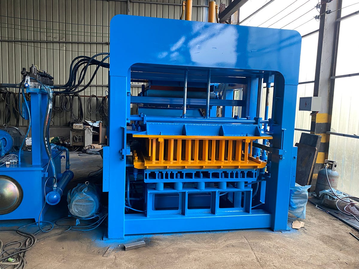 2022 Biggest Concrete Block Machine Making Fan-shape Paver Bricks | by ...