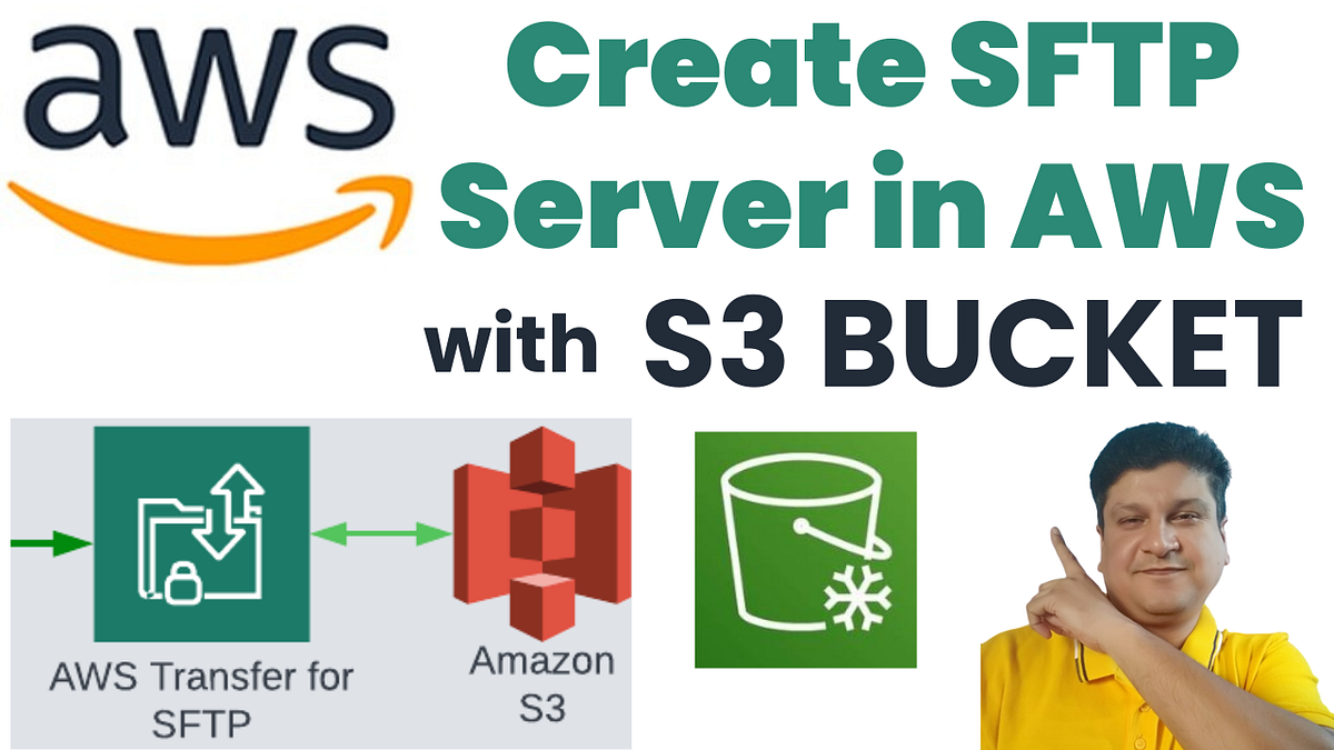 Create SFTP Server in AWS with Amazon S3 Bucket by CodeOneDigest Medium