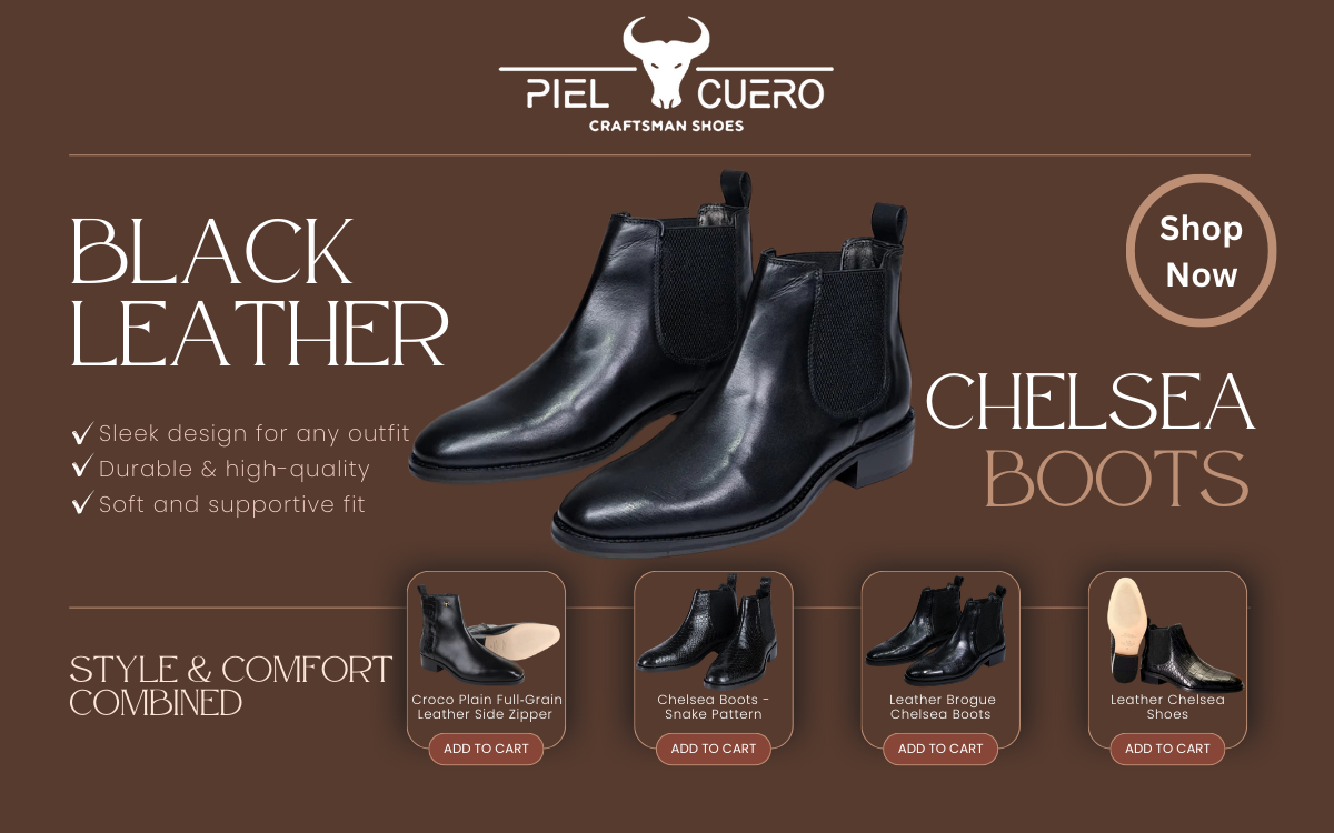 Classic black Chelsea boots designed for everyday comfort and effortless style