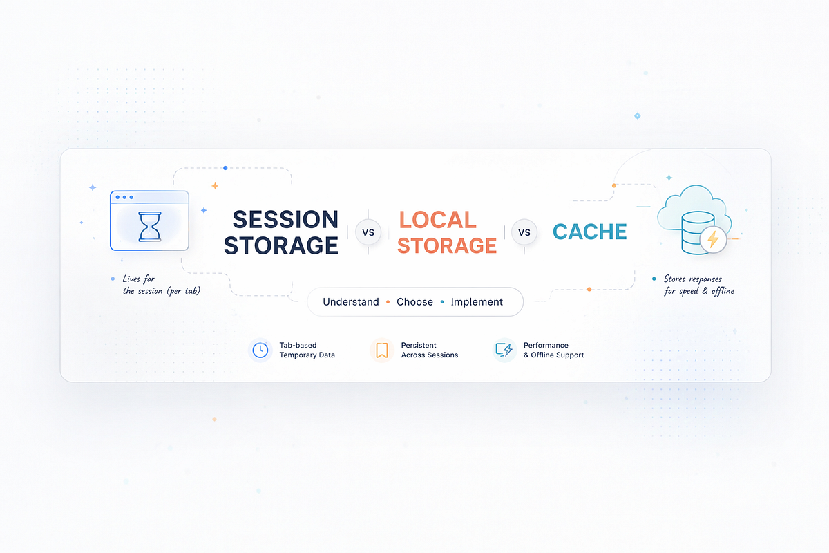 Session Storage vs Local Storage vs Cache | by Dheeru Bhardwaj | Apr ...