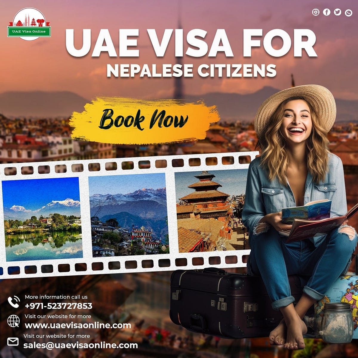 UAE VISA FOR NEPALESE CITIZENS. The United Arab Emirates, with its… by Oct