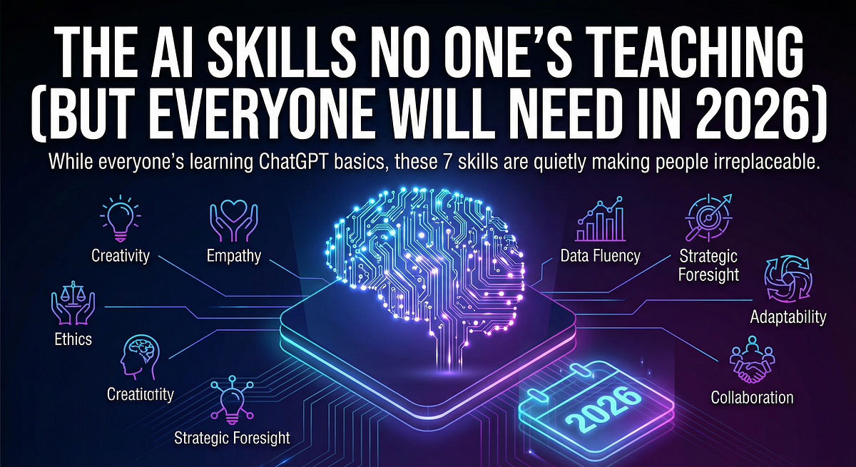 The AI Skills No One’s Teaching (But Everyone Will Need in 2026) by