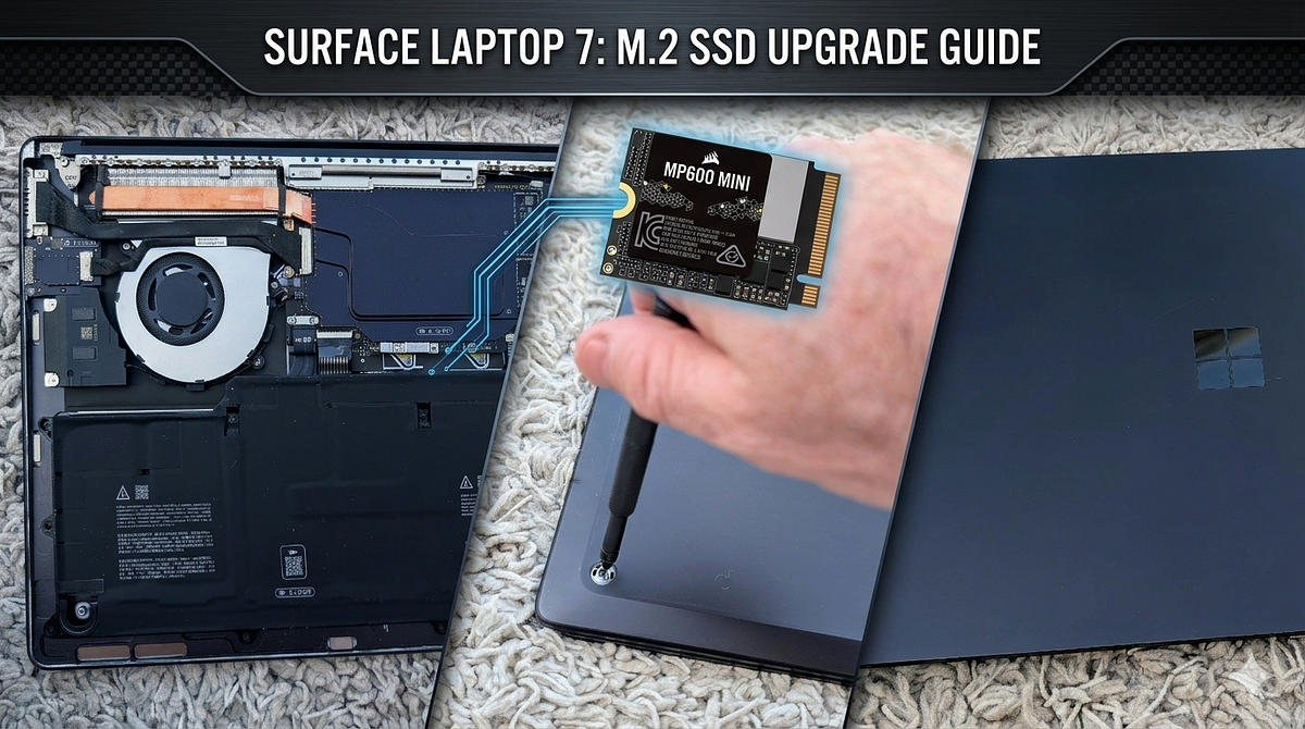 Upgrading Your Microsoft Surface Laptop Hard Disk — Easier Than