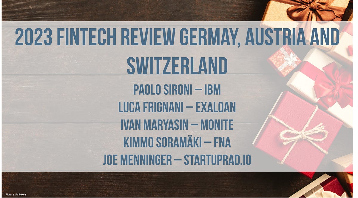 Fintech Review 2023: Predictions and Outlook for Germany, Austria, and  Switzerland | by Startuprad.io | Startuprad.io | Medium
