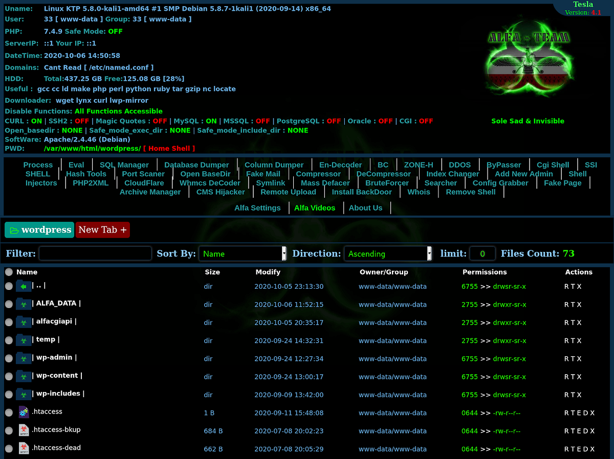 Decoding Alfa Team’s Web Exploits: Investigating the Alfa-Shell-V4.1 ...