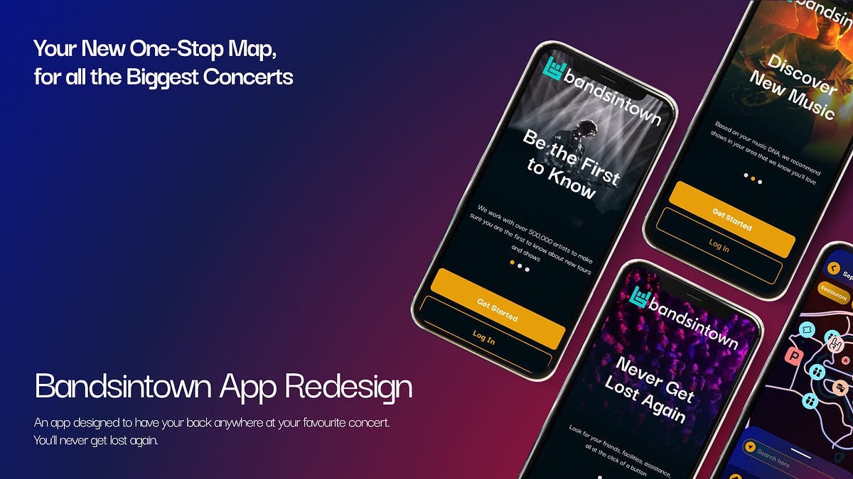 UI/UX Case Study: Bandsintown App Redesign | by Gibran Iskandar | Sep ...