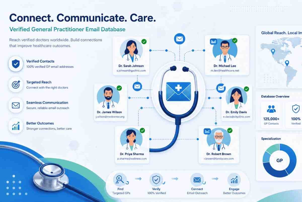 General Practitioner Email List — Reach GPs Direct (2026)