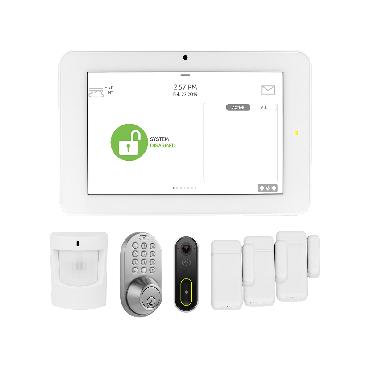 Qolsys Alarm System in Brampton Home Surveillance SS Solutions by