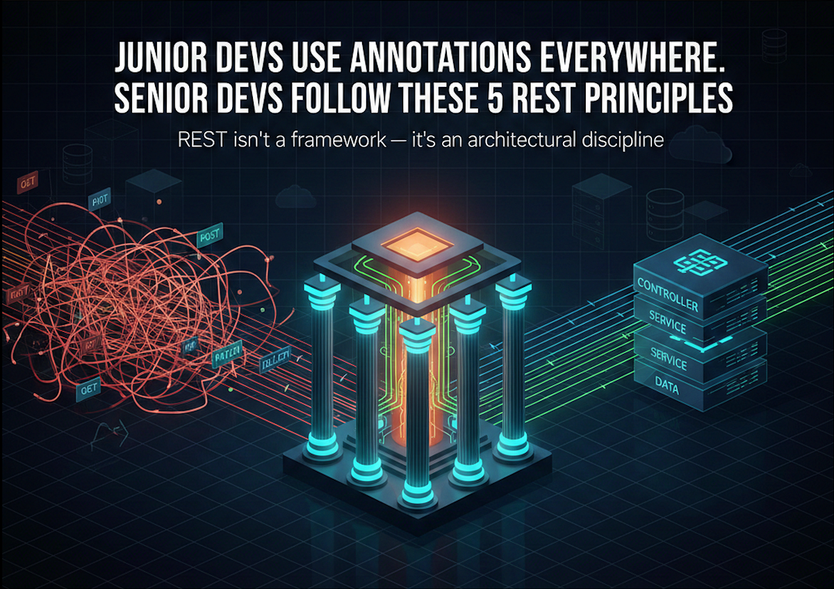 Junior Devs Use @RestController Everywhere. Senior Devs Follow These 5 ...