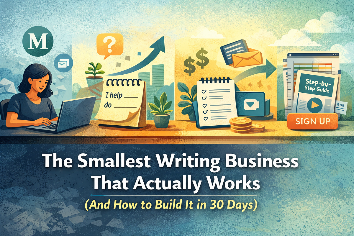The Smallest Writing Business That Actually Works (And How to Build It ...