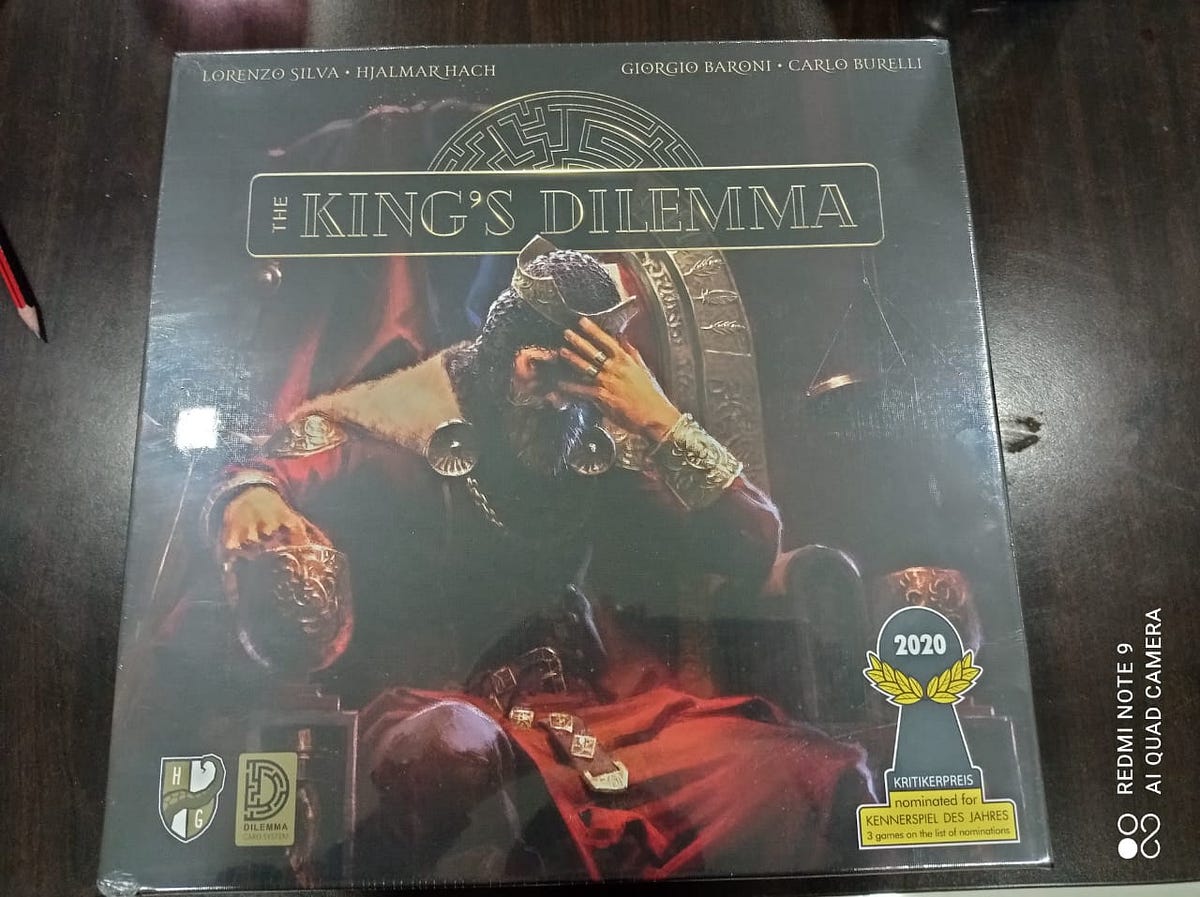 Board Game Review The Kings Dilemma by Satwinder Singh Medium