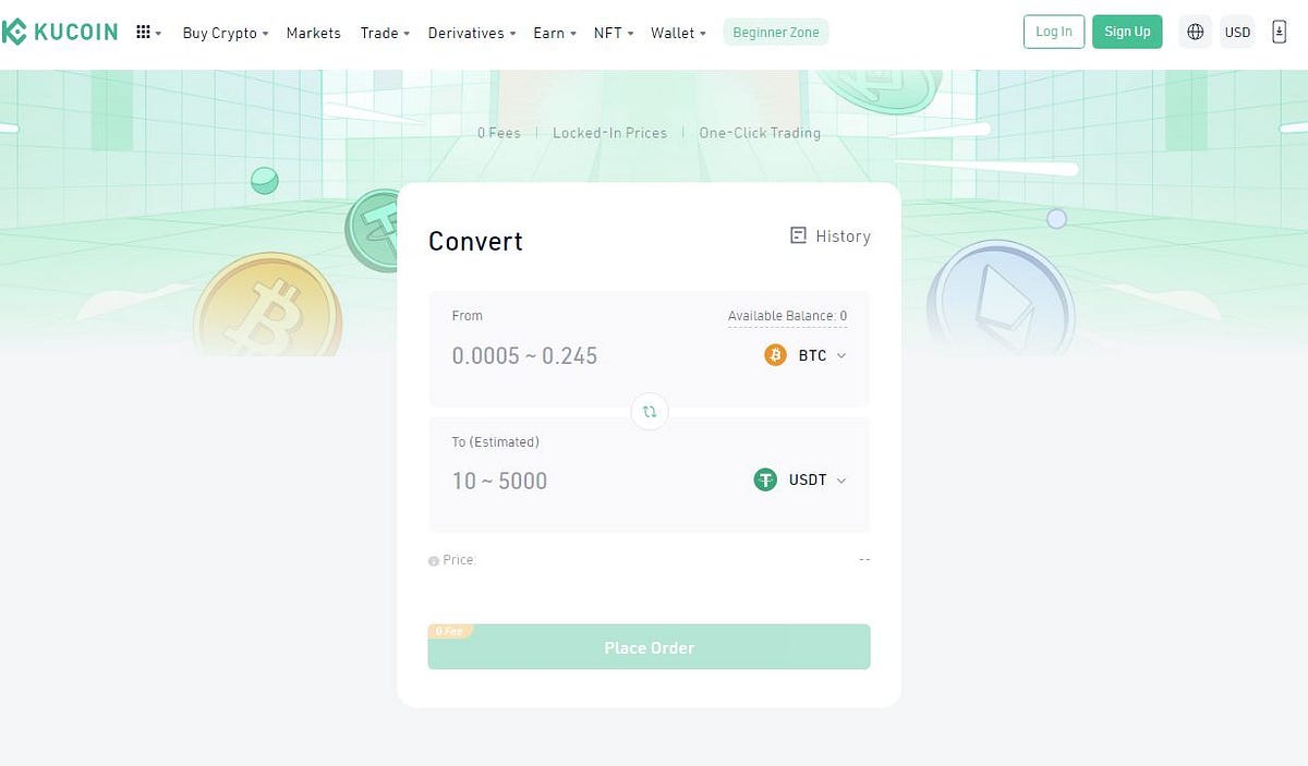How to use KuCoin Convert? — A Step by Step Guide (Kucoin New Feature