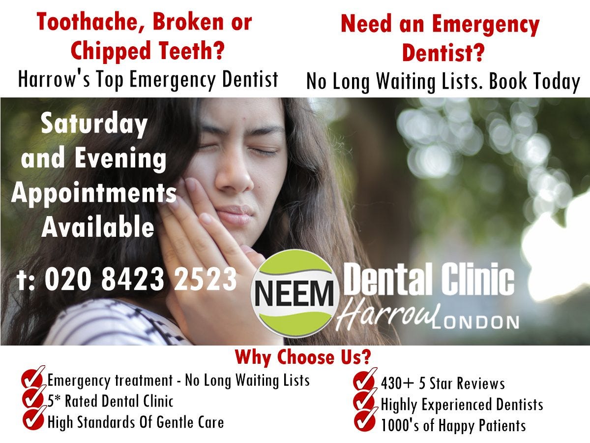 Harrow Dentist Dentist near Wembley Emergency Dental Clinic by