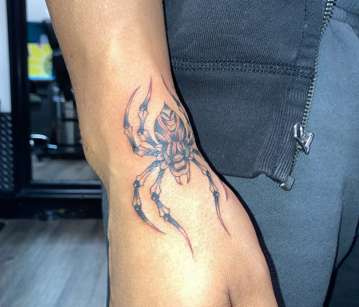 Black Widow Tattoo stamp