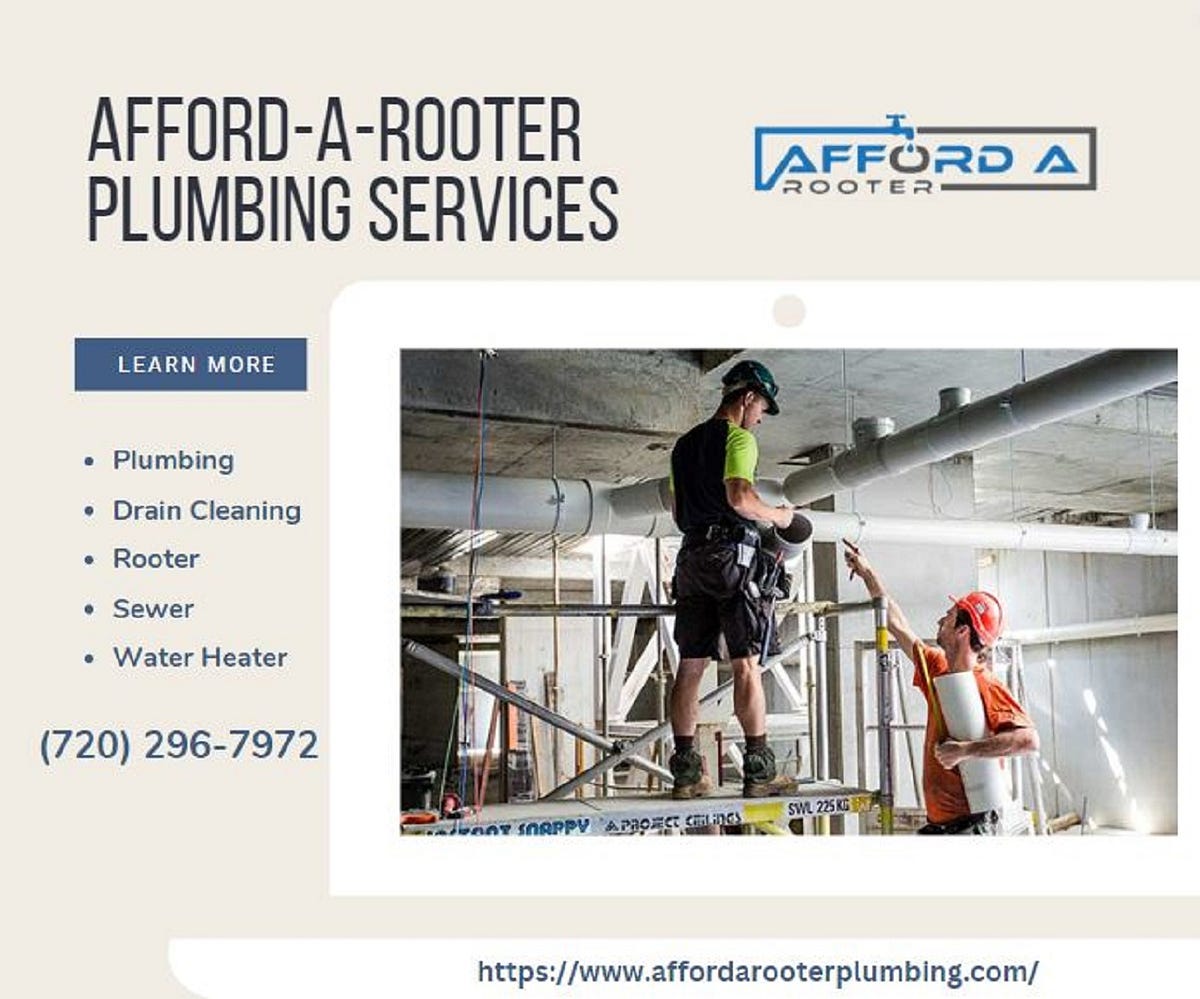 Commercial Plumbing Services Denver, CO Afford A rooter Plumbing