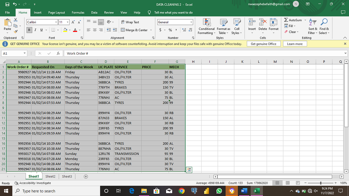 DATA CLEANING IN EXCEL. Data cleaning is an important skill… | by ...