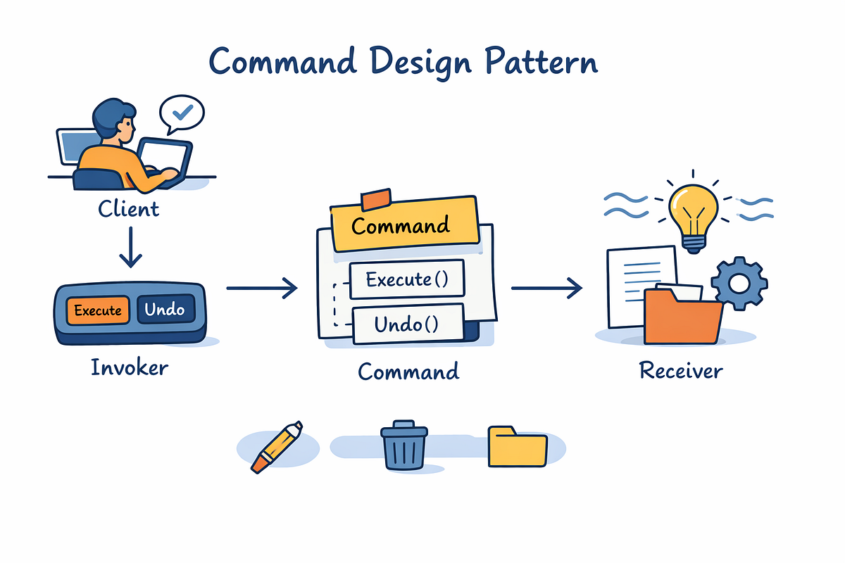 Command Design pattern. Command design pattern is a behavioral… | by ...