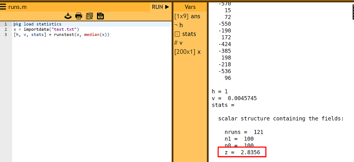 Runs Test Implementation in Python | by Sıddık Açıl | Medium